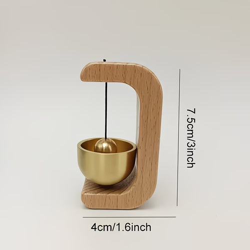 Wireless Wooden Wind Chime Doorbell - a Serene Entryway Decoration That Makes a Lovely Valentine'S Day Present for Adorning Your Door