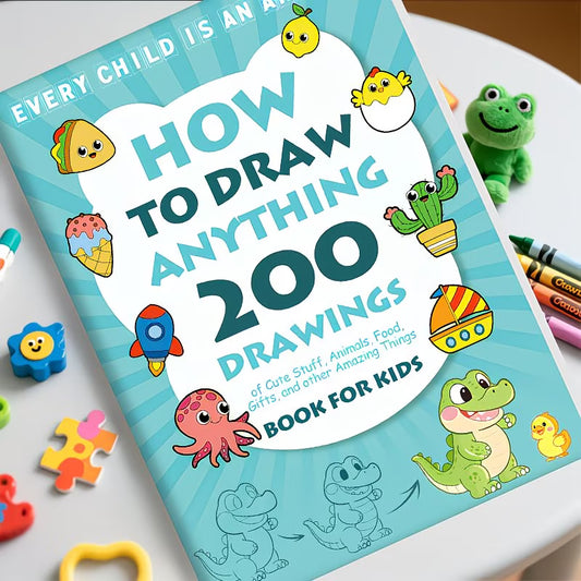 Painting Tutorial Book - [Creative Drawing Book] How to Draw: 200+ Step-by-Step Drawing Guide for Painting Enthusiasts, Skill Development, Birthday and Christmas Gifts