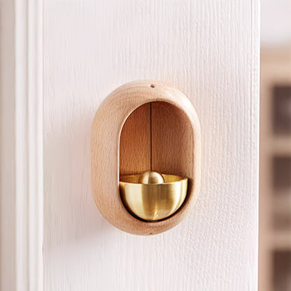 Wireless Wooden Wind Chime Doorbell - a Serene Entryway Decoration That Makes a Lovely Valentine'S Day Present for Adorning Your Door