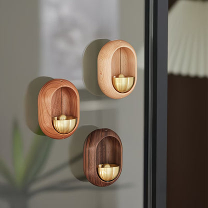 Wireless Wooden Wind Chime Doorbell - a Serene Entryway Decoration That Makes a Lovely Valentine'S Day Present for Adorning Your Door