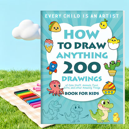 Painting Tutorial Book - [Creative Drawing Book] How to Draw: 200+ Step-by-Step Drawing Guide for Painting Enthusiasts, Skill Development, Birthday and Christmas Gifts