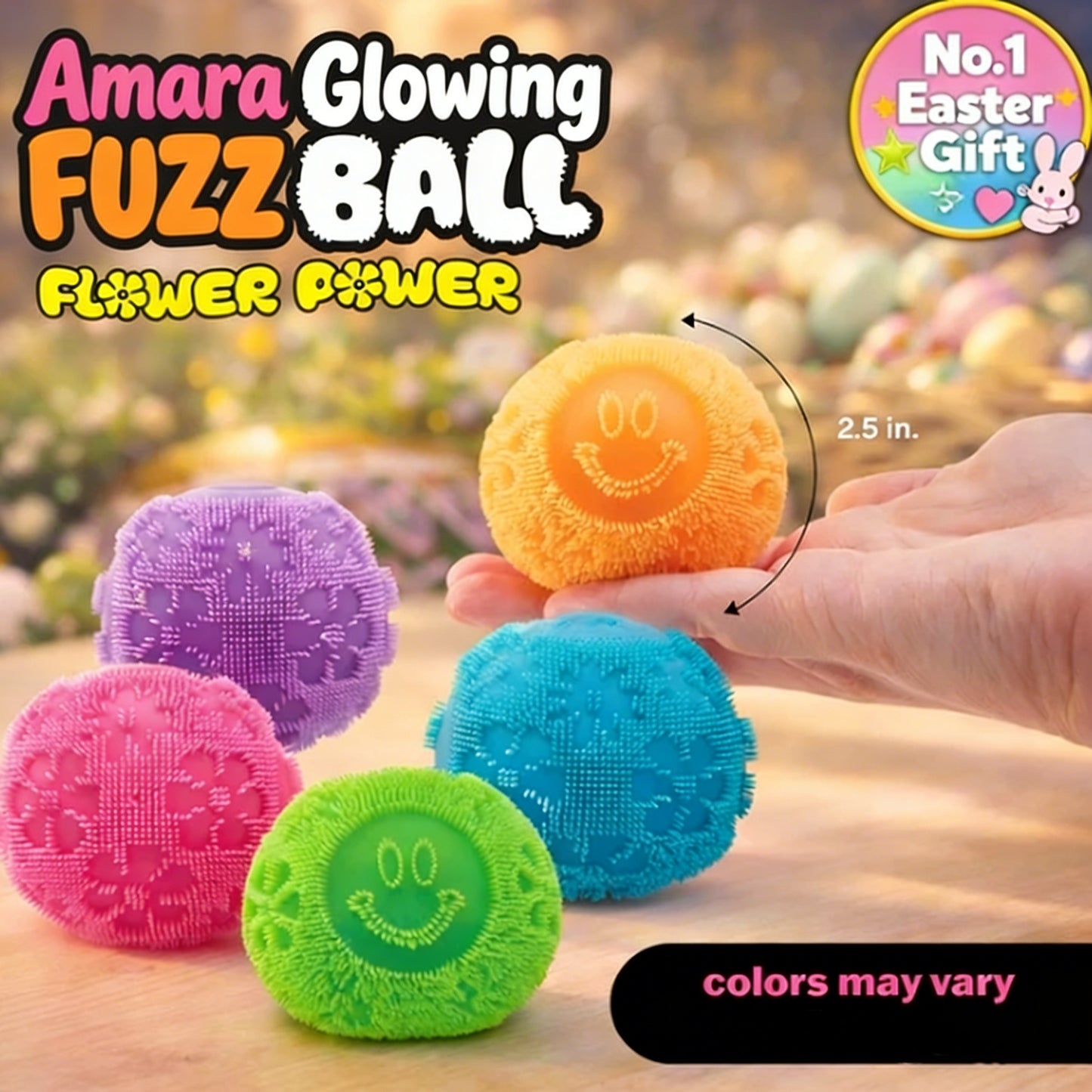 Easter Squishy Fun Set – 5-Piece Golden Egg Hunt Toys-wsm